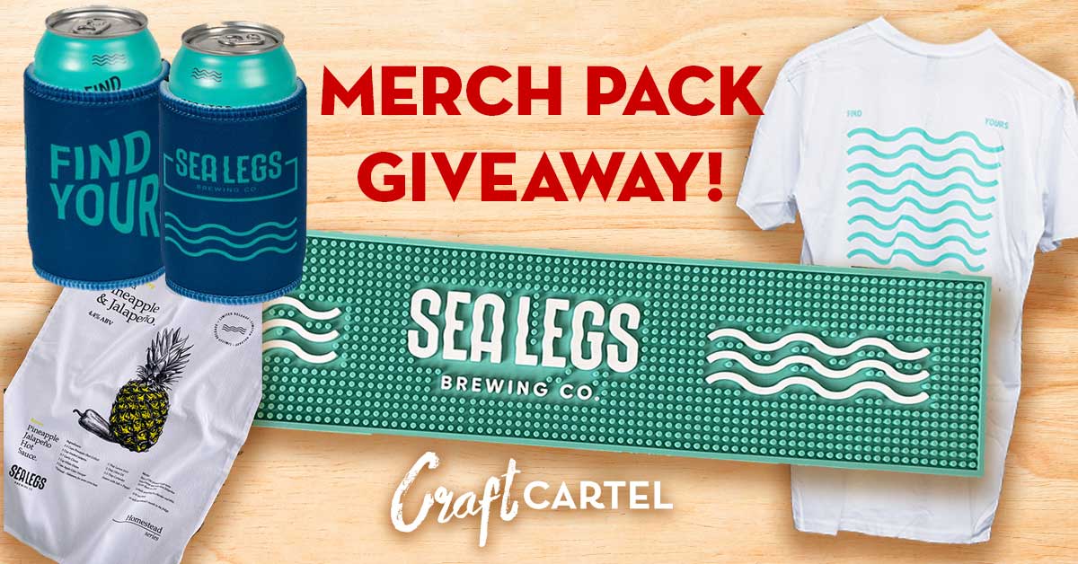 Win a Sea Legs Brewing Co Merch Pack!