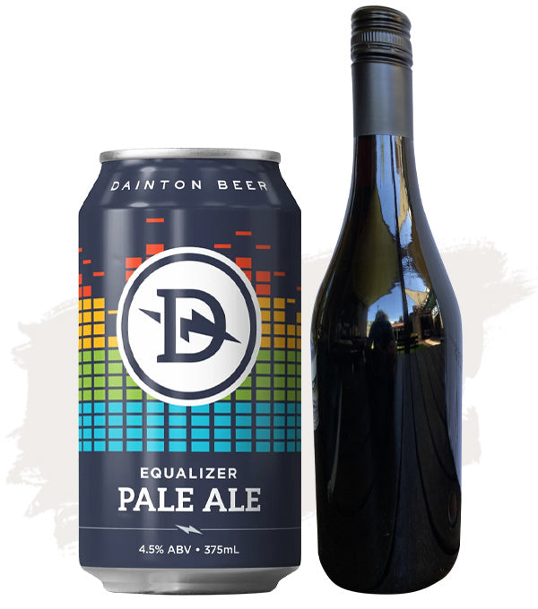 Dainton Equalizer Pale Ale + Blue Duck Merlot Cleanskin – Bundle Buy!