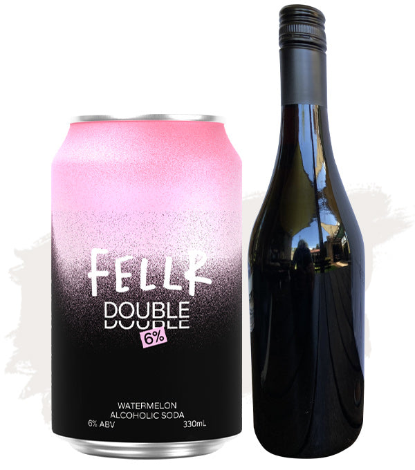 FELLR Double Watermelon + Blue Duck Merlot Cleanskin – Bundle Buy!