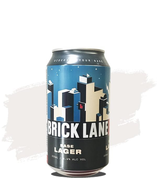 Brick Lane Lager can