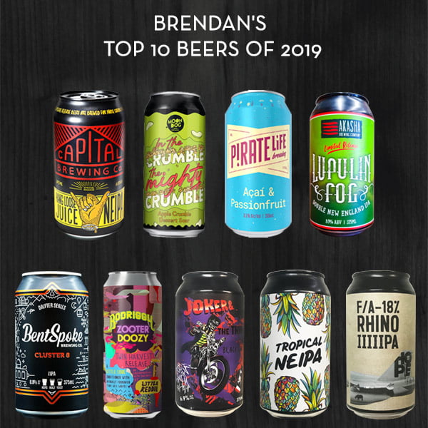 Brendan’s Top 10 Beers of 2019