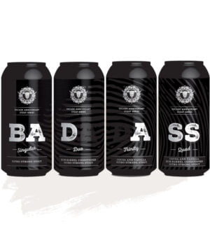 Badlands Brewery BADASS - A series of 4 Different Strong Stouts Per 4/pack