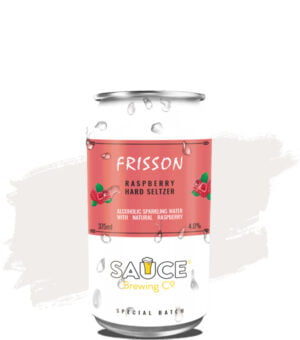 Sauce Frisson Raspberry Seltzer