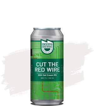 Deeds Brewing Cut The Red Wire DDH Oat Cream IPA