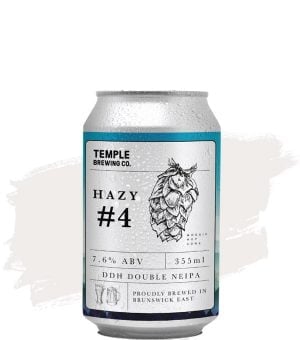 Temple Brewing Hazy #4 DDH Double NEIPA