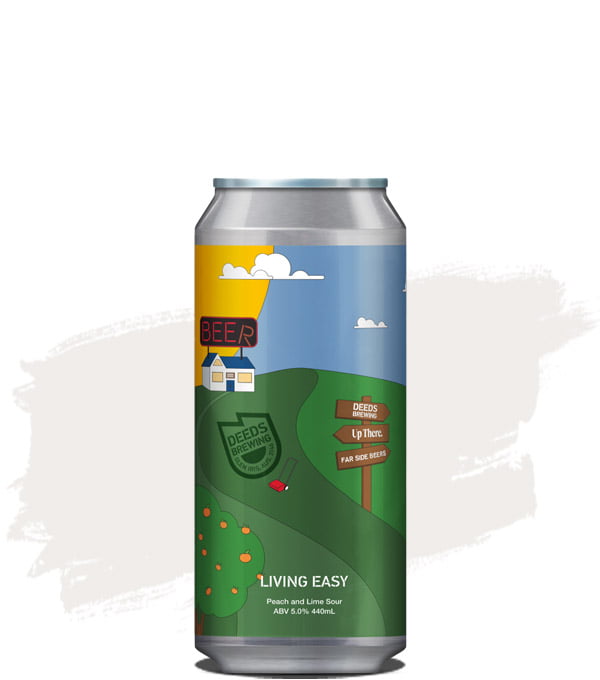 Deeds Brewing Living Easy Peach & Lime Sour