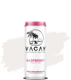 Vacay Alcoholic Seltzer Raspberry