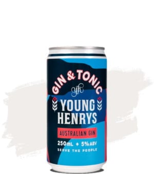 Young Henrys Gin and Tonic