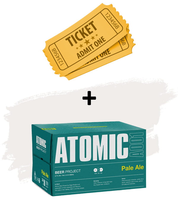 2 Tickets to GABS Plus A Free Case of Atomic Pale Ale!