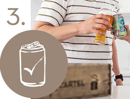 Join The Cartel Step 3 Enjoy Beer Mail and Member Perks!
