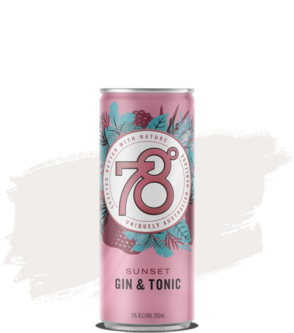 78 Degrees Sunset Gin & Tonic