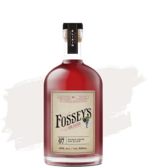 Fossey's Shiraz Gin Bottle