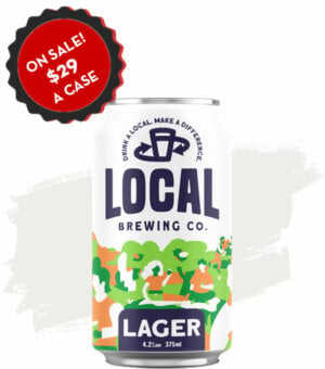 Local Brewing Our Aussie Lager - Case of 16