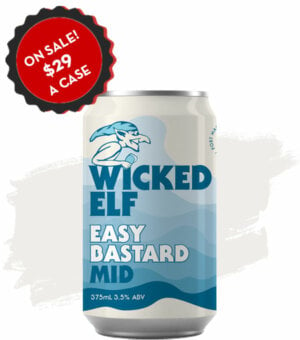 Wicked Elf Easy Bastard Mid IPA - Case of 16-1