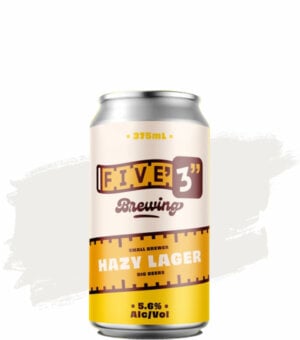 Five' 3" Brewing Hazy Lager - Case Of 24