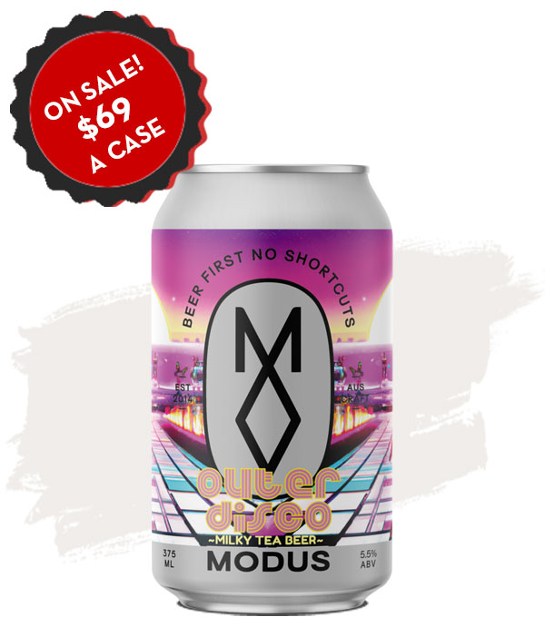 Modus Outer Disco Milky Tea Beer - Case of 16
