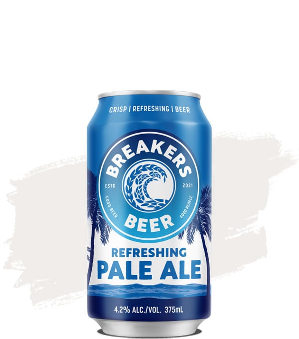 Breakers Beer Refreshing Pale Ale – Pack Of 12
