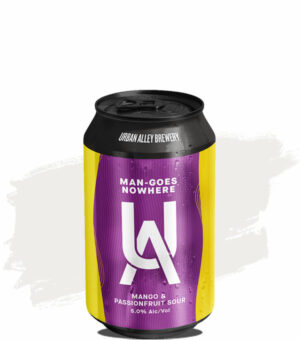 Urban Alley Man-Goes Nowhere Mango & Passionfruit Sour - Case of 24