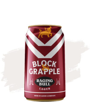 Block & Grapple Raging Bull Lager - 24 Pack