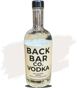 Back Bar Co Vodka 37% Bottle 700ml - 6 Pack