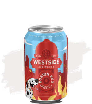Westside Ale Works Boston Red Amber Ale - 16 Pack